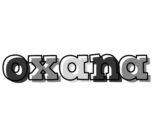 Oxana night logo