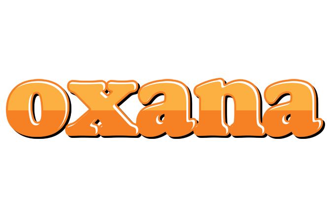 Oxana orange logo
