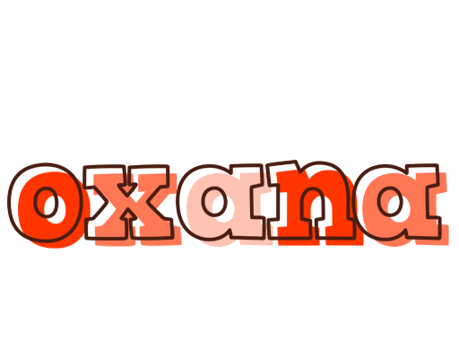 Oxana paint logo
