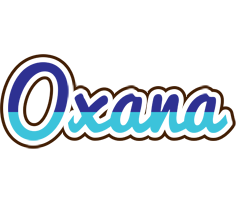 Oxana raining logo