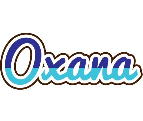 Oxana raining logo