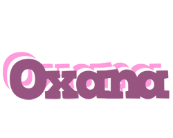 Oxana relaxing logo