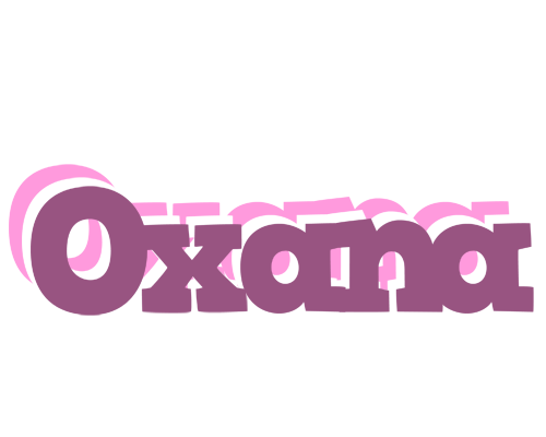 Oxana relaxing logo