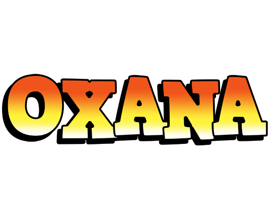 Oxana sunset logo