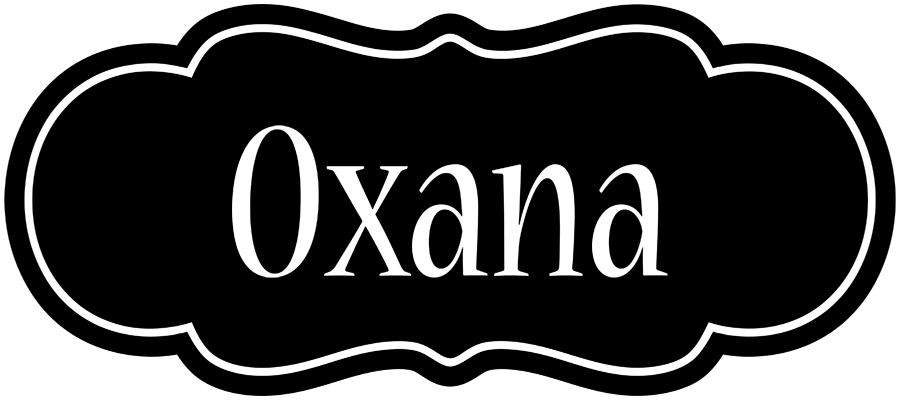 Oxana welcome logo