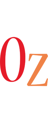 Oz birthday logo