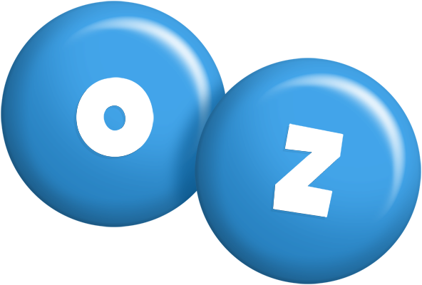 Oz candy-blue logo
