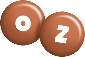 Oz candy-brown logo