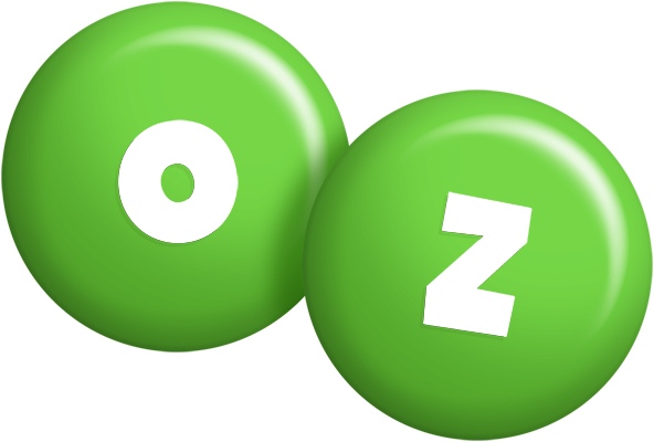 Oz candy-green logo