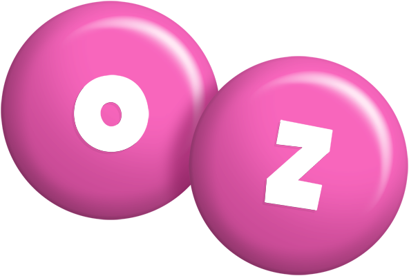 Oz candy-pink logo