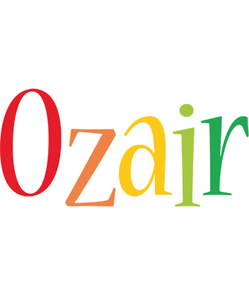Ozair birthday logo