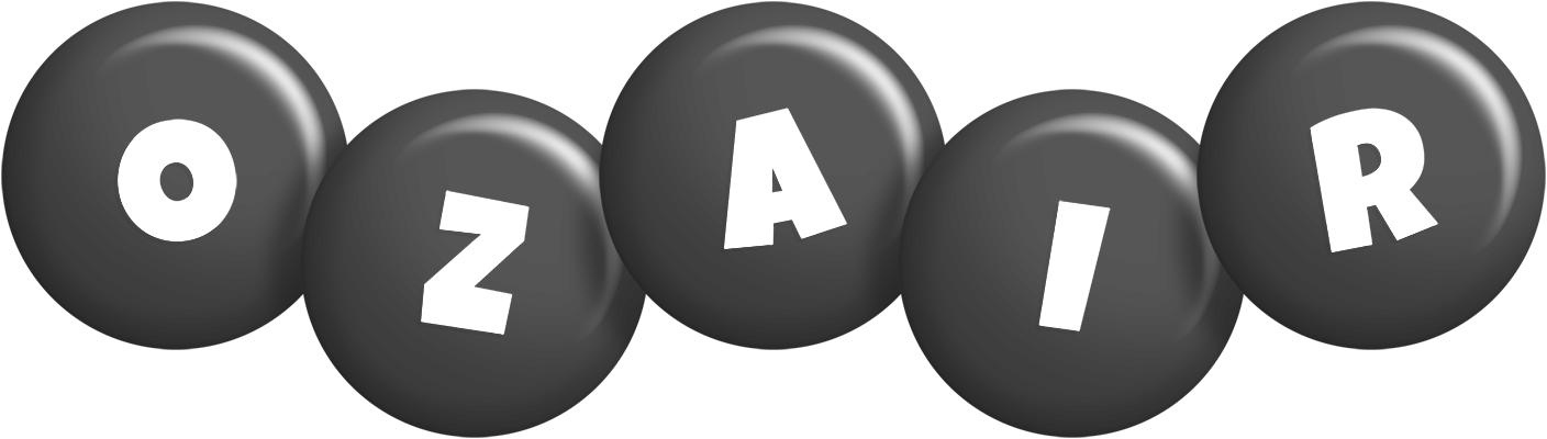 Ozair candy-black logo