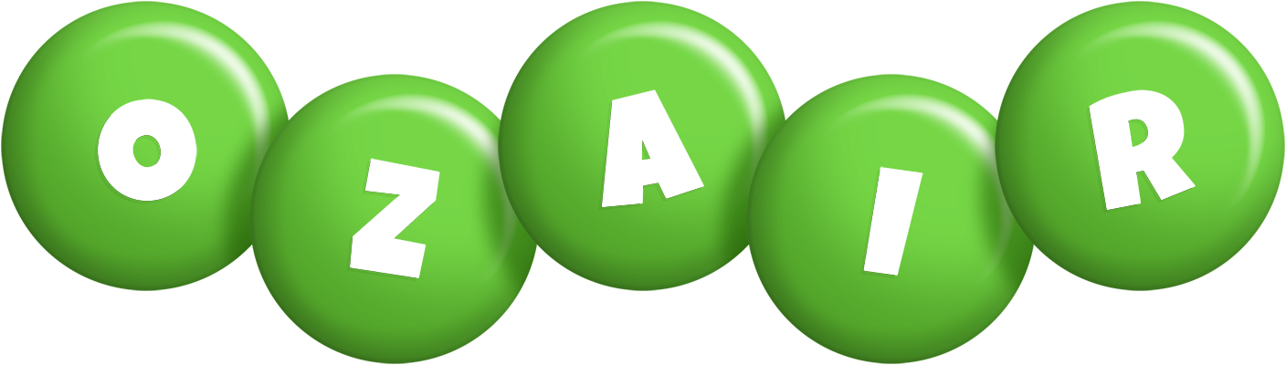Ozair candy-green logo
