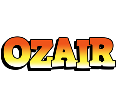 Ozair sunset logo