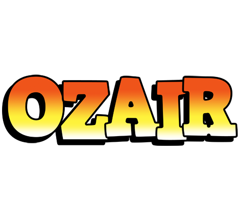 Ozair sunset logo