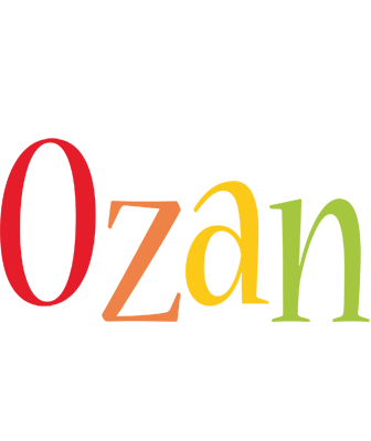 Ozan birthday logo