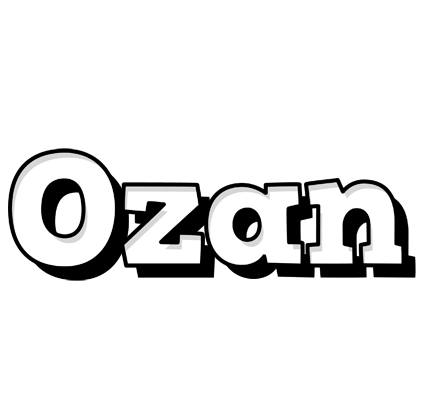 Ozan snowing logo