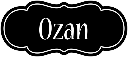 Ozan welcome logo