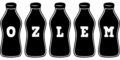 Ozlem bottle logo