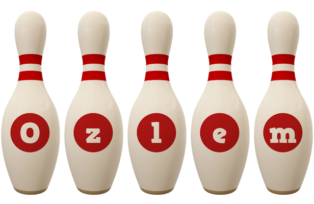 Ozlem bowling-pin logo