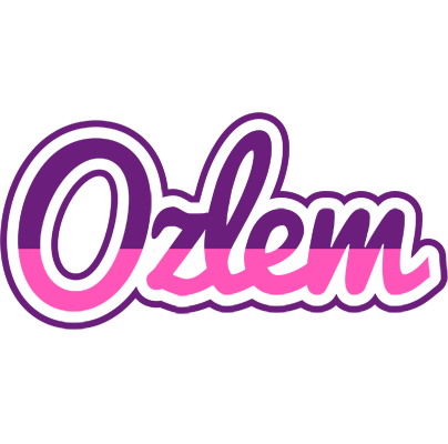 Ozlem cheerful logo