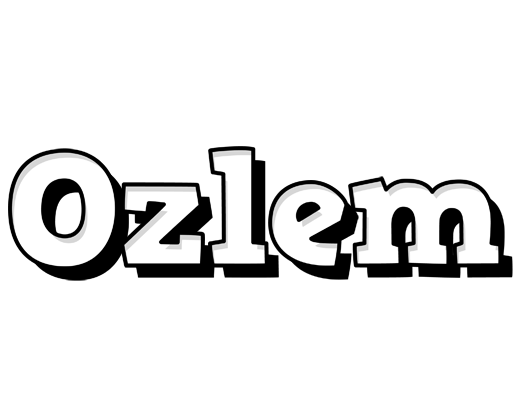 Ozlem snowing logo