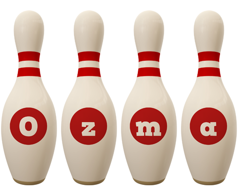 Ozma bowling-pin logo