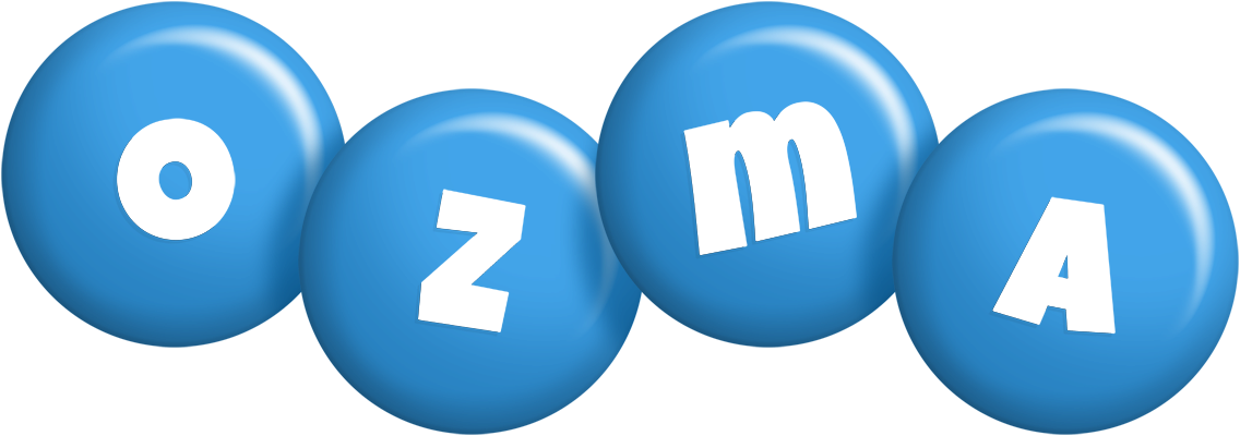 Ozma candy-blue logo