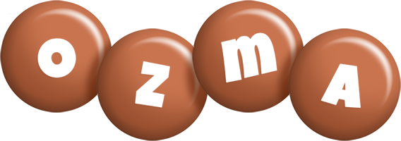 Ozma candy-brown logo