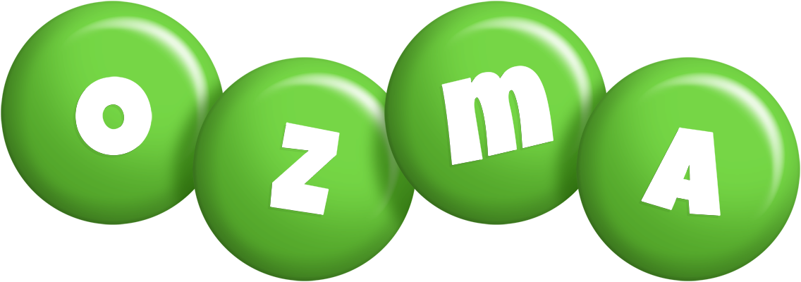 Ozma candy-green logo