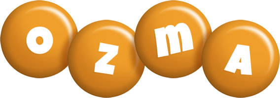 Ozma candy-orange logo