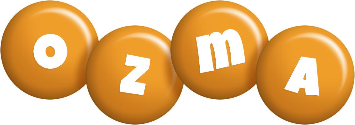Ozma candy-orange logo