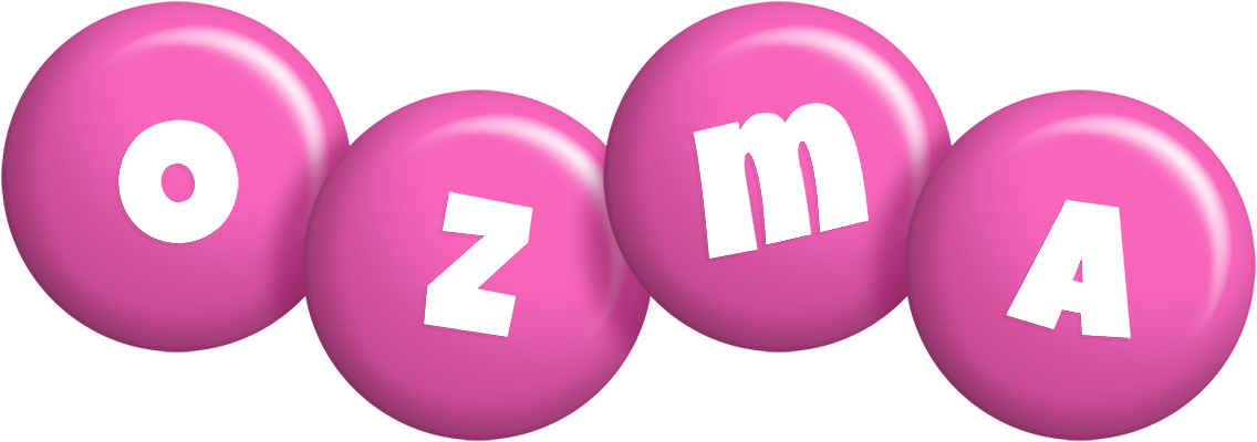 Ozma candy-pink logo