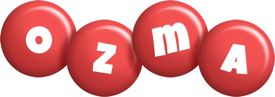 Ozma candy-red logo