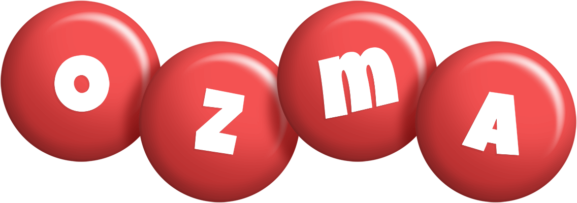 Ozma candy-red logo