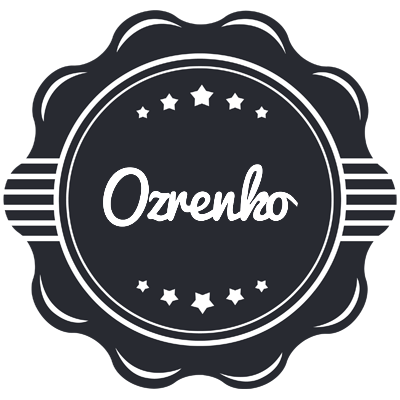 Ozrenko badge logo