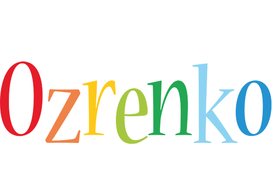 Ozrenko birthday logo