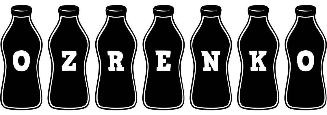 Ozrenko bottle logo