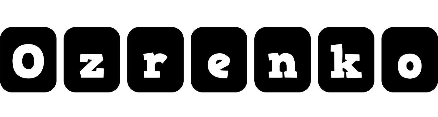 Ozrenko box logo