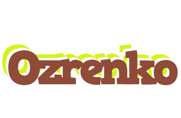 Ozrenko caffeebar logo