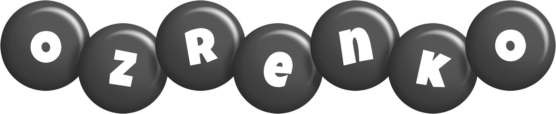 Ozrenko candy-black logo