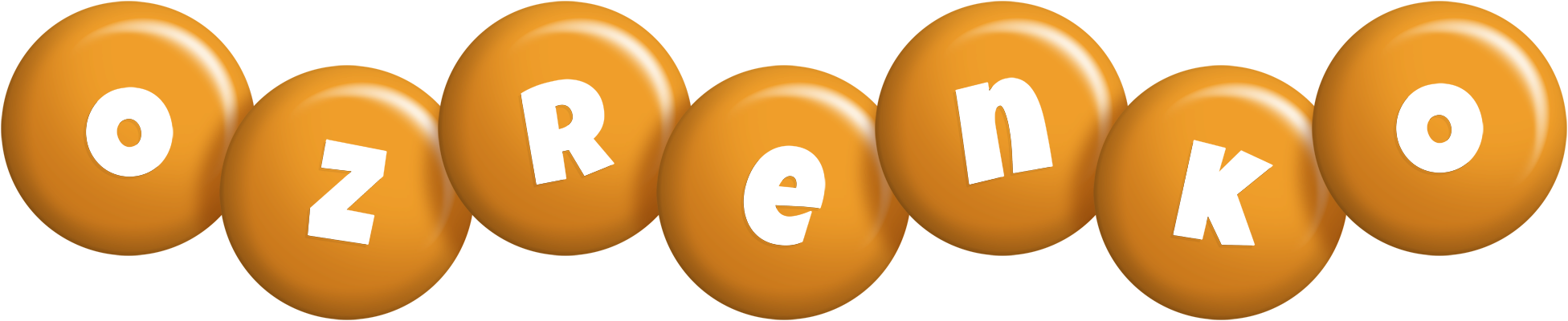 Ozrenko candy-orange logo