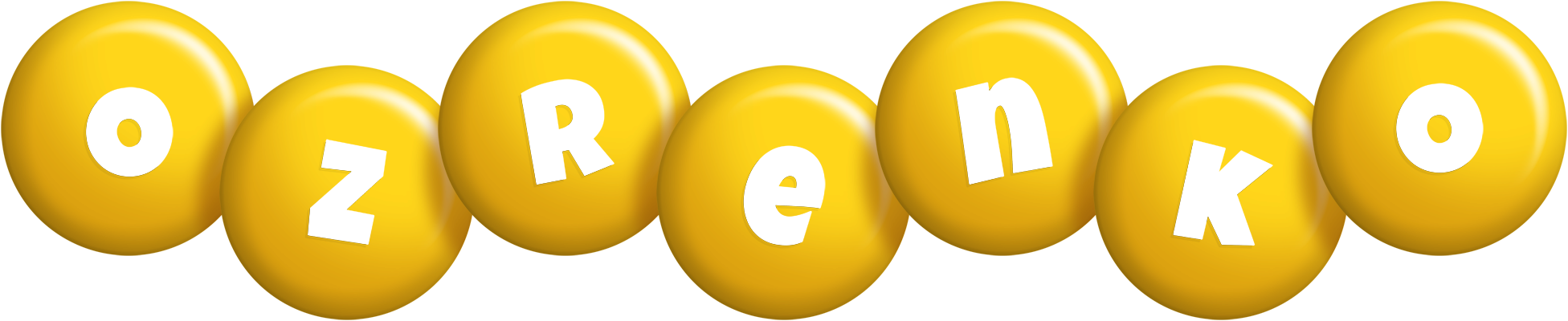 Ozrenko candy-yellow logo