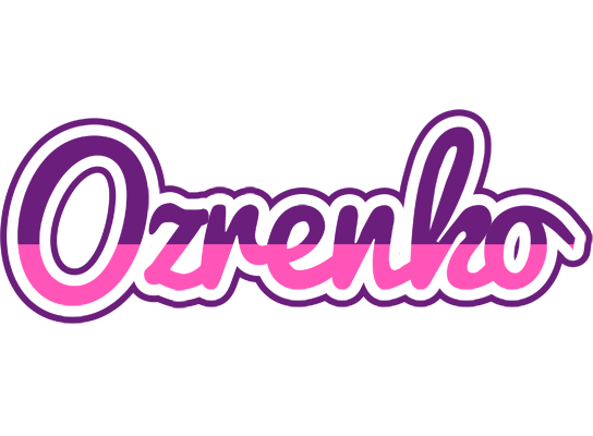 Ozrenko cheerful logo