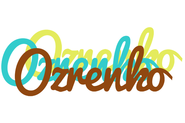 Ozrenko cupcake logo