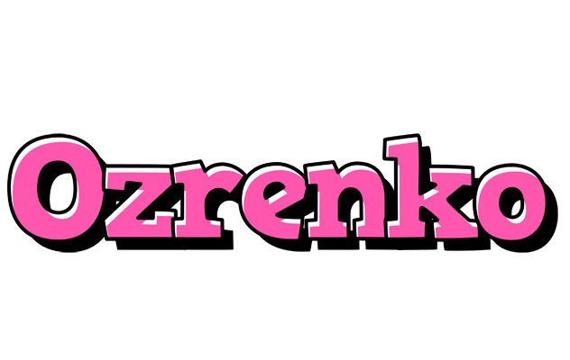 Ozrenko girlish logo