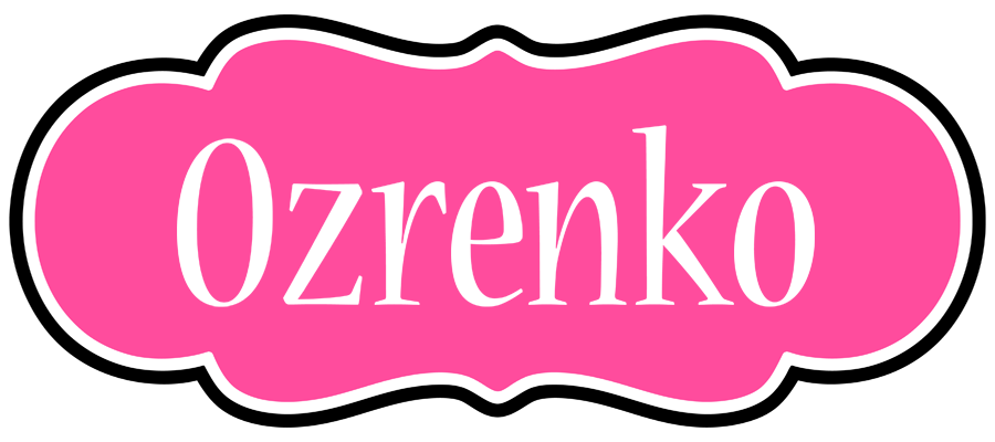Ozrenko invitation logo