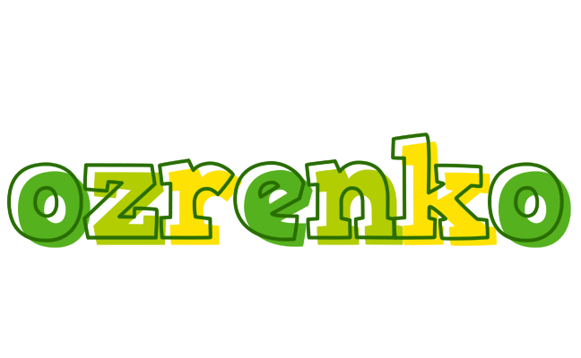 Ozrenko juice logo