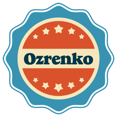 Ozrenko labels logo