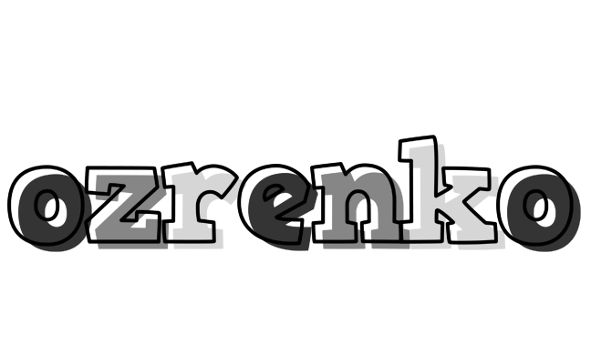 Ozrenko night logo